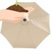 Sunnydaze Solar Powered LED Lighted Patio Umbrella with Tilt & Crank, 9 Foot, Navy Blue   567147582
